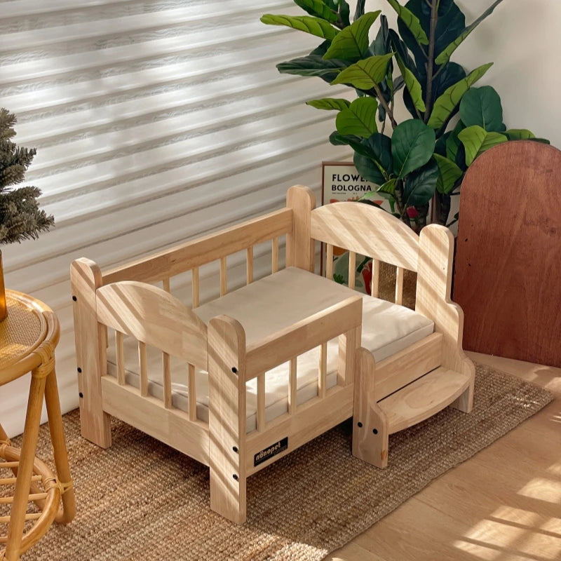 Solid Wood Bed