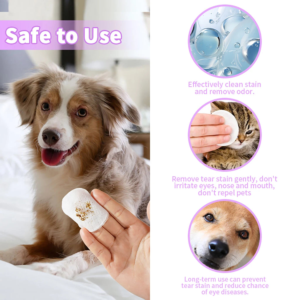 1-Pack Gentle Pet Eye Wipes