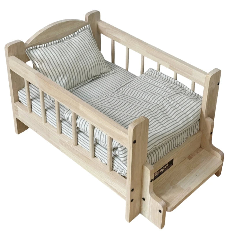 Solid Wood Bed