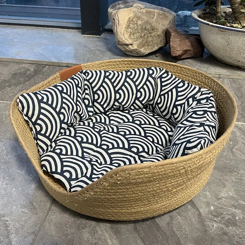 Bamboo Weaving Bed