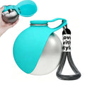 Pet Water Dispenser with Silicone Bowl for Small Dog