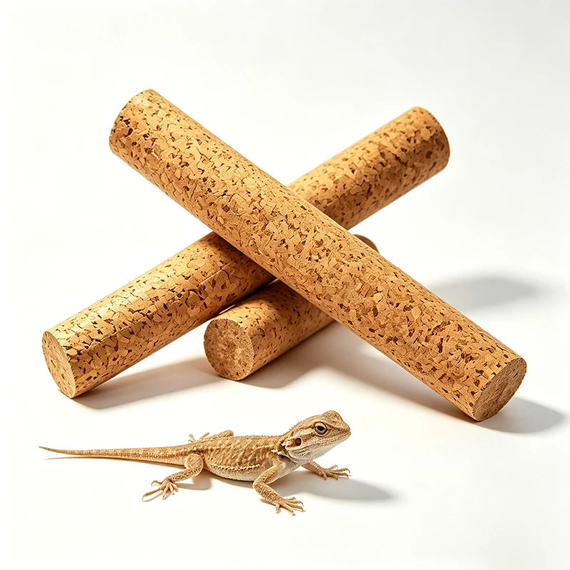 Cork Lizard Climbing Pole Cork Stick Pet Climbing Stick Pet Sports Climbing Stick Natural Cork Eco-friendly Climbing Pole