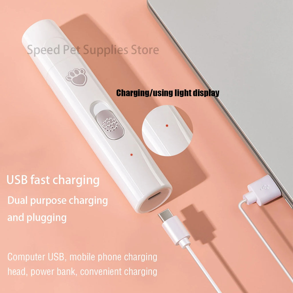 Pet Nail Clipper USB Rechargeable
