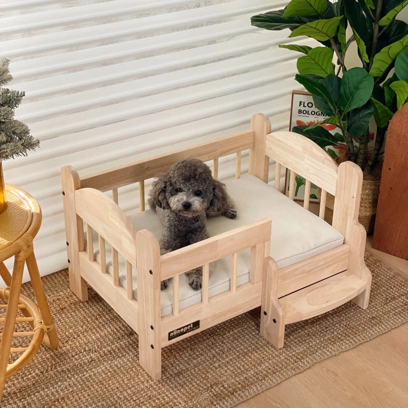 Solid Wood Bed