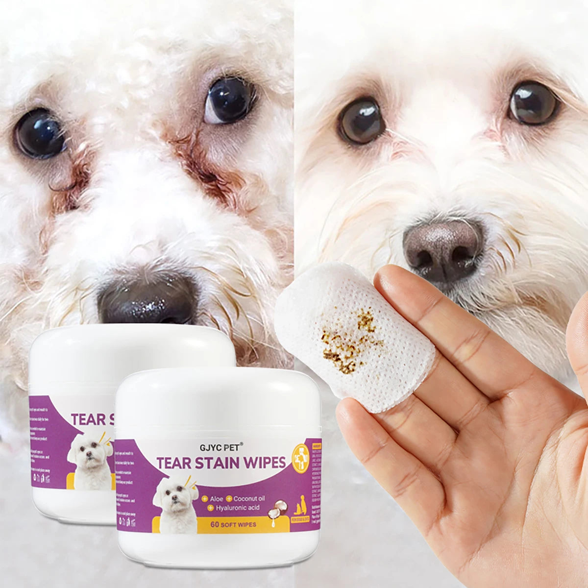 1-Pack Gentle Pet Eye Wipes