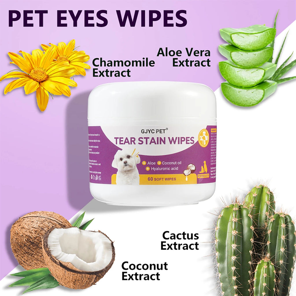 1-Pack Gentle Pet Eye Wipes