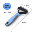Pet Deshedding Brush Dog Cat Grooming Comb, Undercoat Fur Remover Knot Cutter Tool for Puppy Shedding Hair Removal Pet Supplies