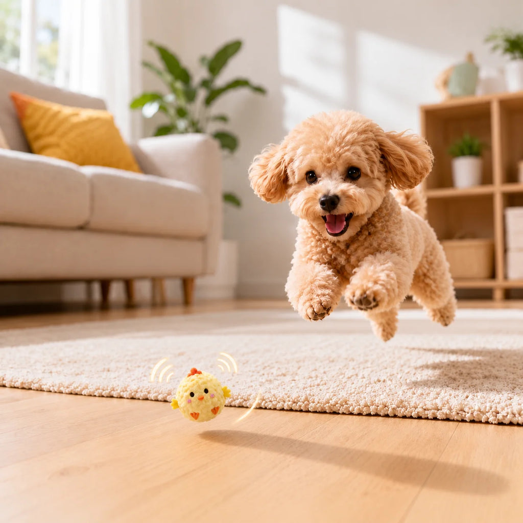 2pcs Pet Interactive Bouncing Sound Toy Ball Teething Interactive Toy That Consumes Energy for Pets Suitable for Small Dogs
