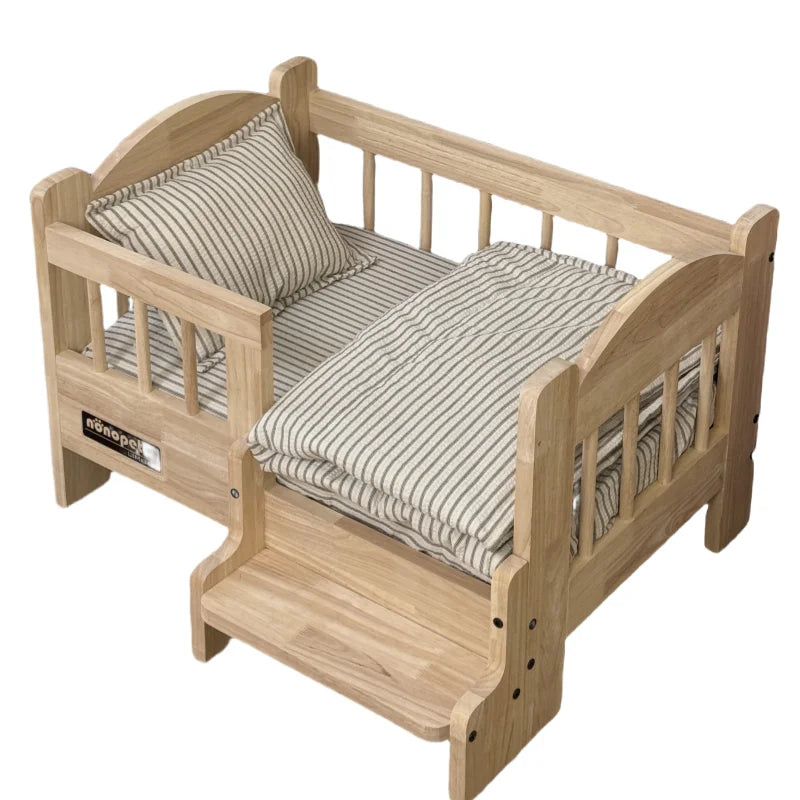 Solid Wood Bed