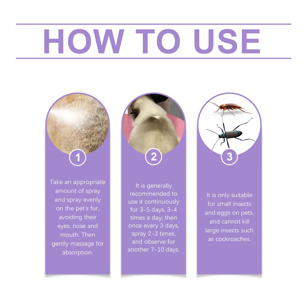 Yegbong Flea Tick Repellent Spray
