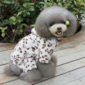 Leopard Print Four-legged Dog Coat