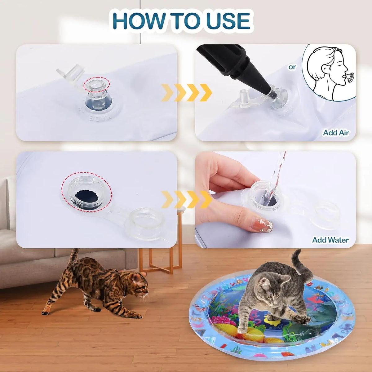 Pet Water Sensory Play Mat