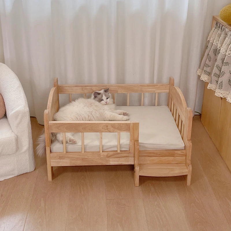 Solid Wood Bed